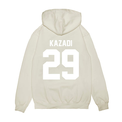 TCU - NCAA Football : rohon kazadi - Vintage Helmet Premium Hooded Sweatshirt-1