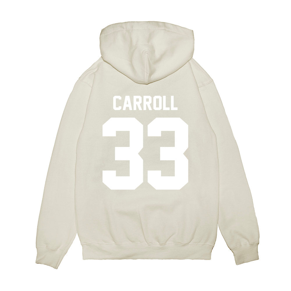 TCU - NCAA Football : Maxwell Carroll - Vintage Helmet Premium Hooded Sweatshirt-1