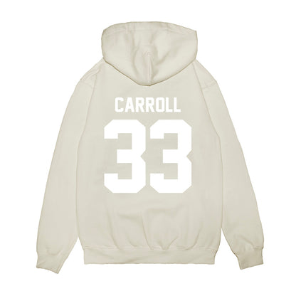 TCU - NCAA Football : Maxwell Carroll - Vintage Helmet Premium Hooded Sweatshirt-1