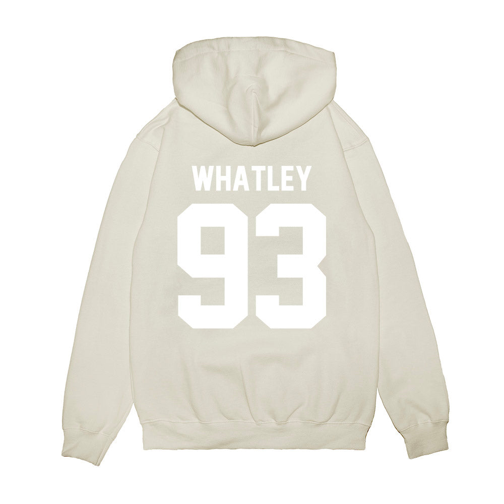 TCU - NCAA Football : William Whatley - Vintage Helmet Premium Hooded Sweatshirt-1