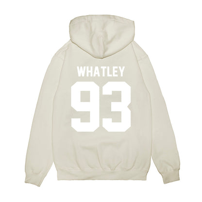 TCU - NCAA Football : William Whatley - Vintage Helmet Premium Hooded Sweatshirt-1