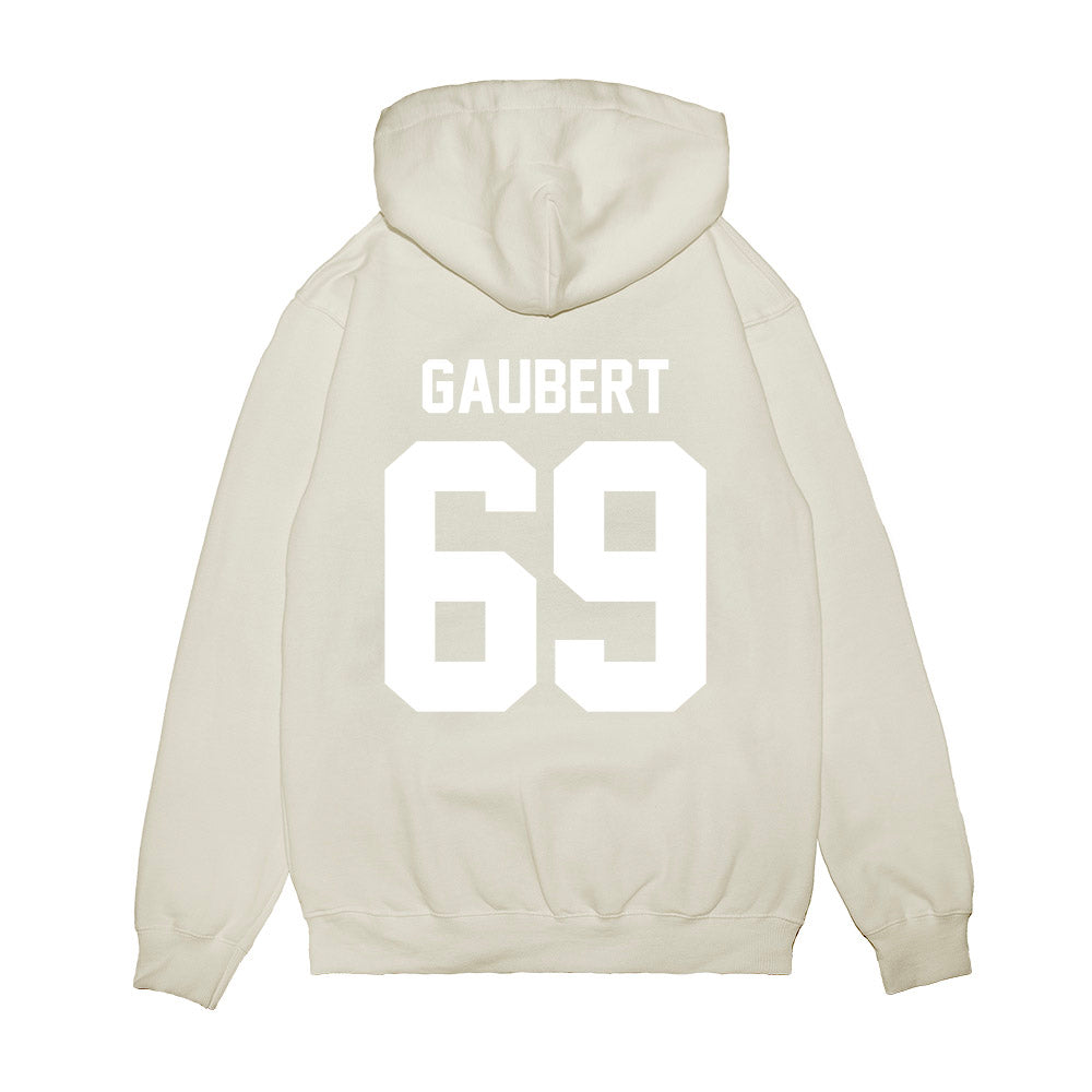 TCU - NCAA Football : Gannon Gaubert - Vintage Helmet Premium Hooded Sweatshirt-1