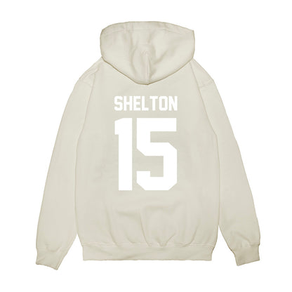 TCU - NCAA Football : Terry Shelton - Vintage Helmet Premium Hooded Sweatshirt-1