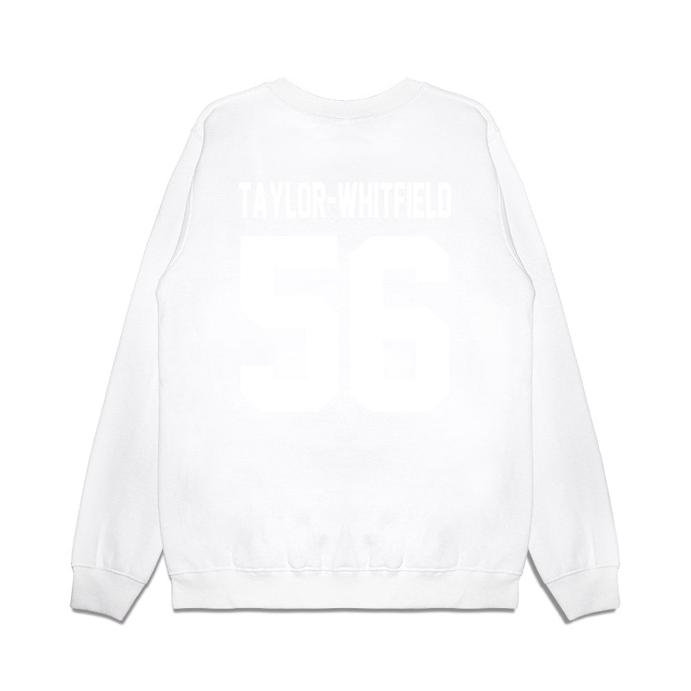 TCU - NCAA Football : Benjamin Taylor-Whitfield - Vintage Helmet Premium Crewneck Sweatshirt-1