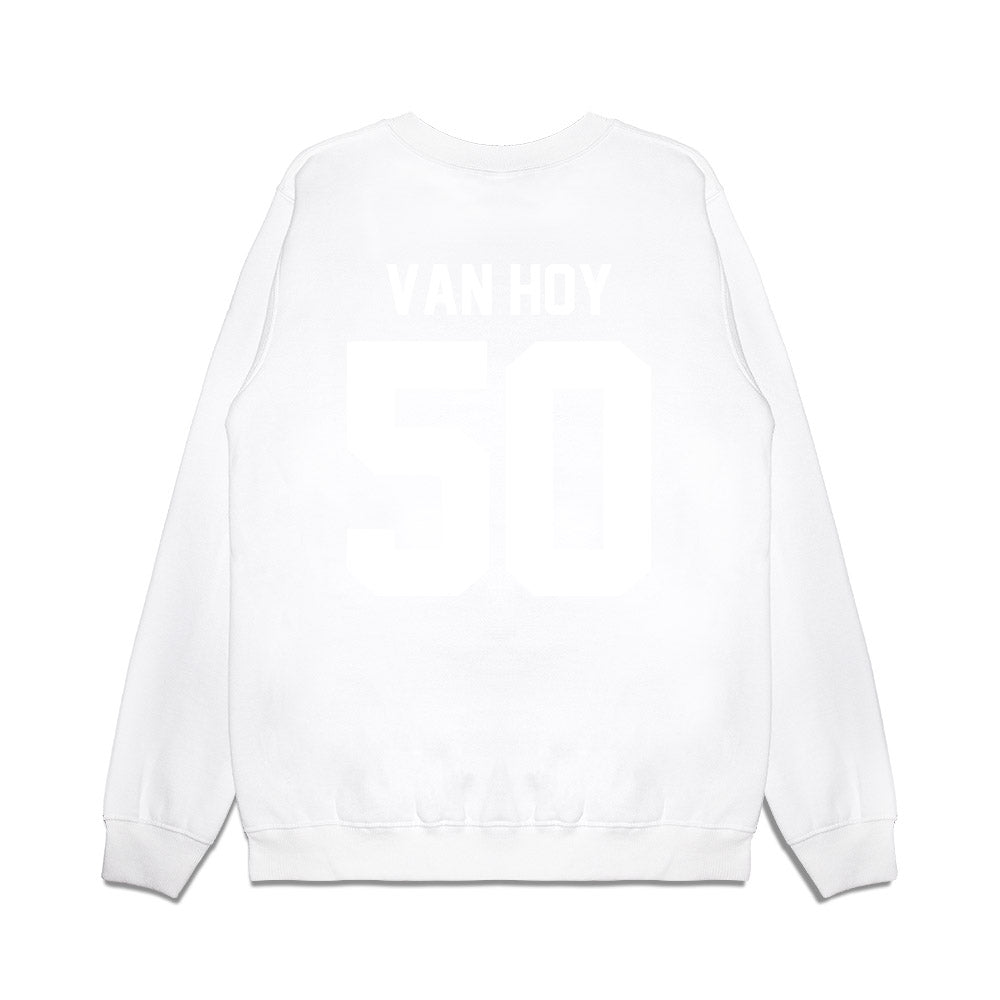 TCU - NCAA Football : Witten Van Hoy - Vintage Helmet Premium Crewneck Sweatshirt-1