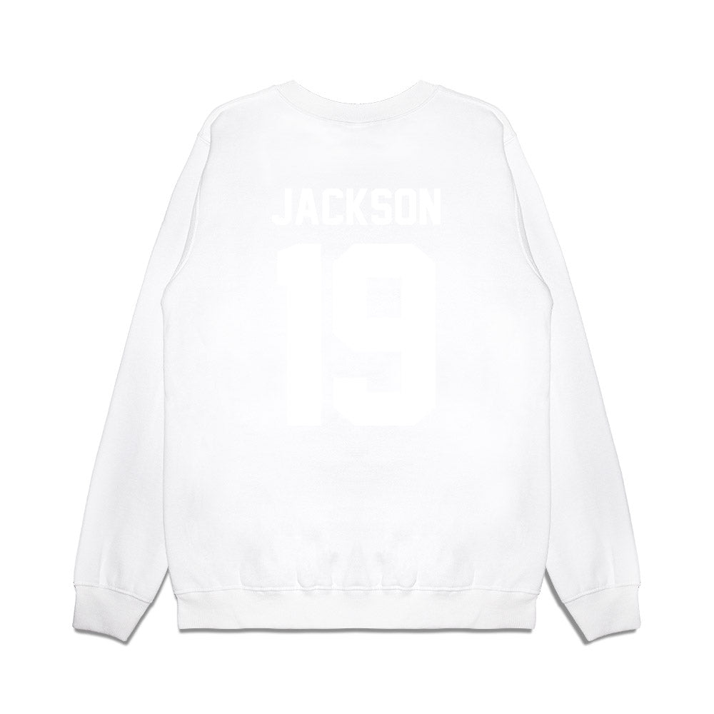 TCU - NCAA Football : Kylin Jackson - Vintage Helmet Premium Crewneck Sweatshirt-1