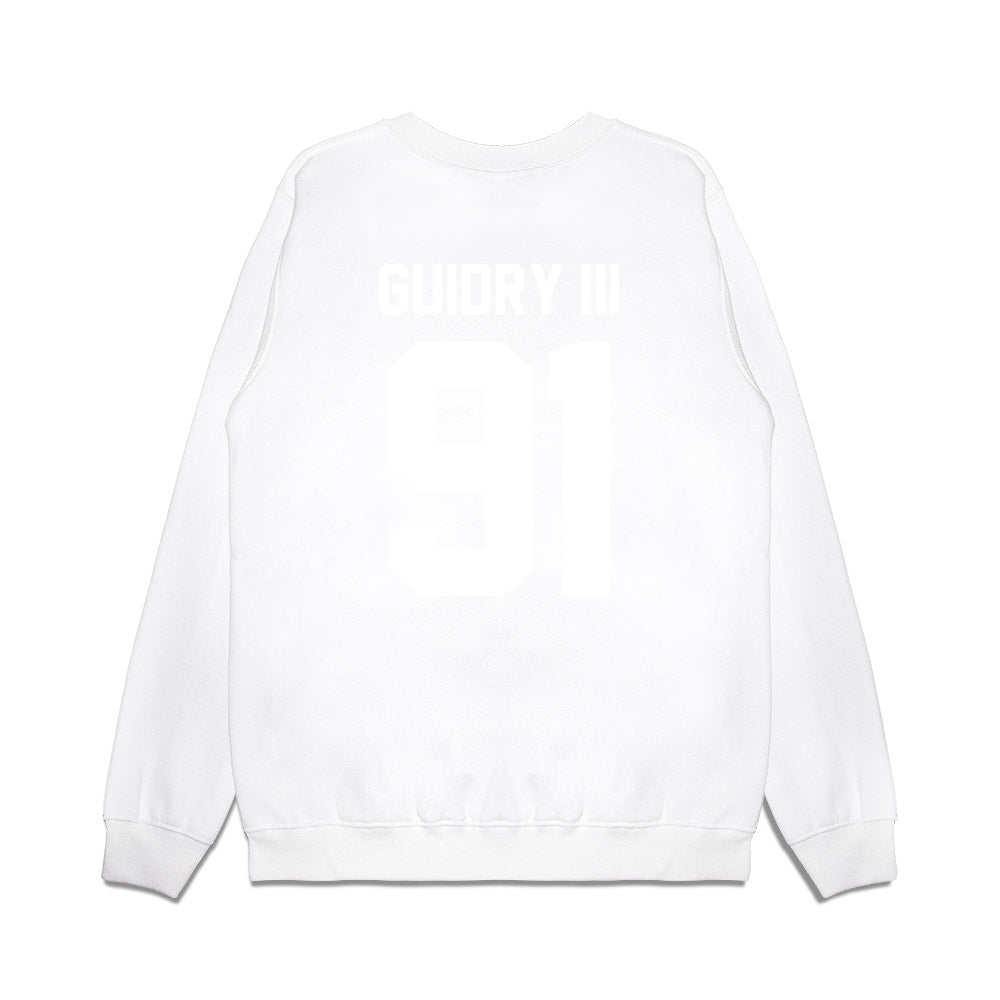 TCU - NCAA Football : Floyd Guidry III - Vintage Helmet Premium Crewneck Sweatshirt-1