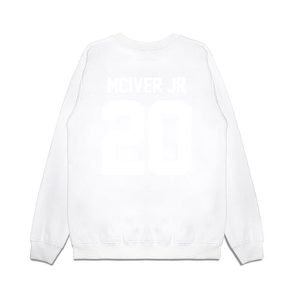 TCU - NCAA Football : Jevon McIver Jr - Vintage Helmet Premium Crewneck Sweatshirt-1