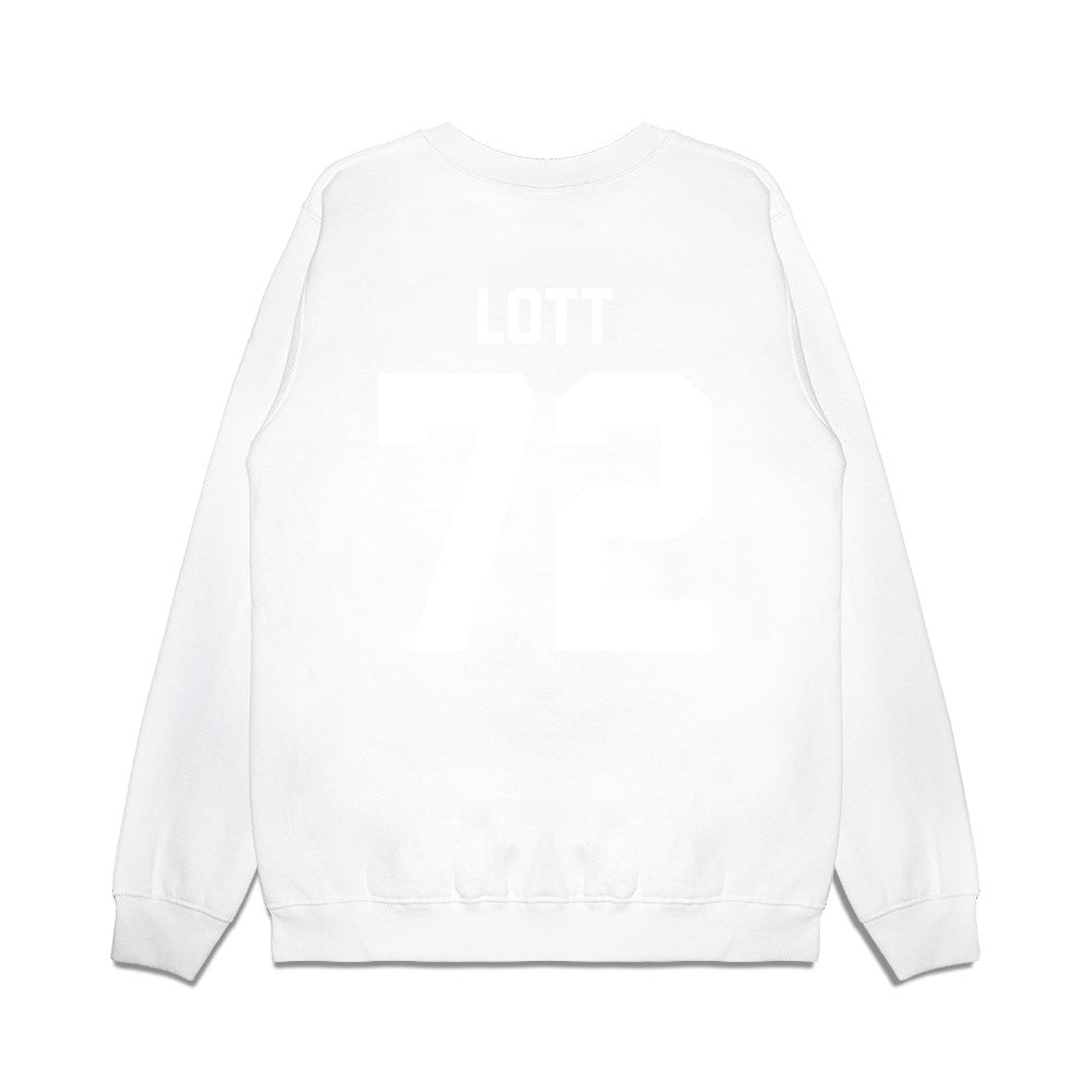 TCU - NCAA Football : Jasper Lott - Vintage Helmet Premium Crewneck Sweatshirt-1