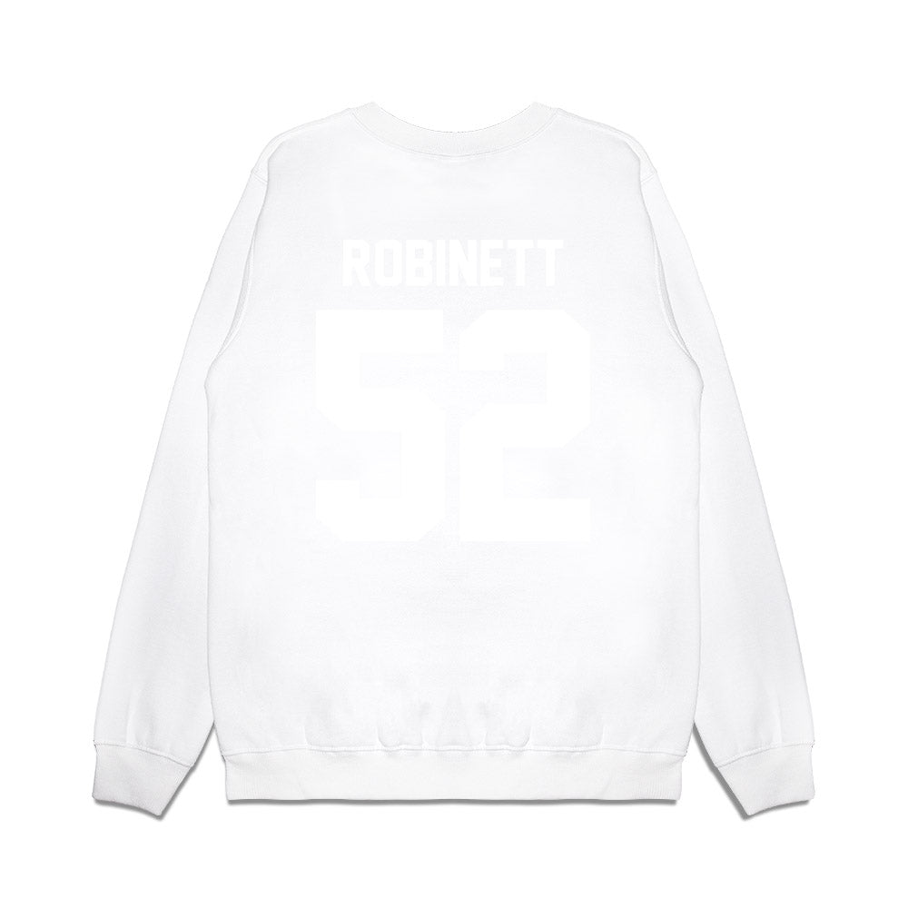 TCU - NCAA Football : Blake Robinett - Vintage Helmet Premium Crewneck Sweatshirt-1