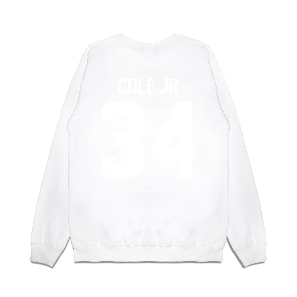 TCU - NCAA Football : Perry Cole Jr - Vintage Helmet Premium Crewneck Sweatshirt-1