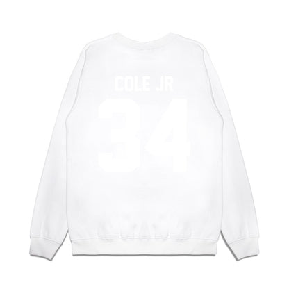 TCU - NCAA Football : Perry Cole Jr - Vintage Helmet Premium Crewneck Sweatshirt-1