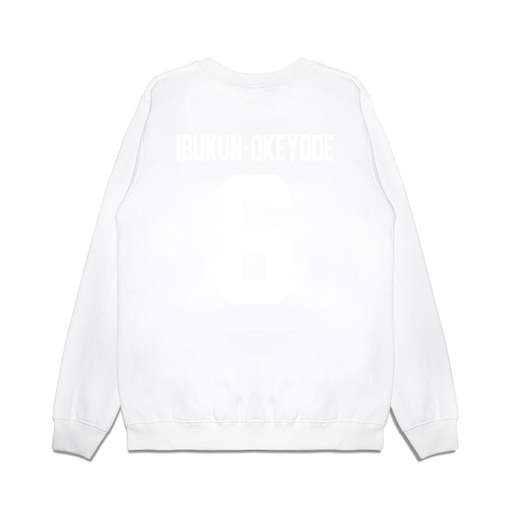 TCU - NCAA Football : Micheal Ibukun-Okeyode - Vintage Helmet Premium Crewneck Sweatshirt-1