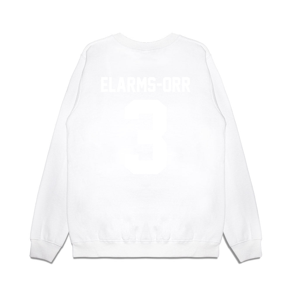 TCU - NCAA Football : Kaleb Elarms-Orr - Vintage Helmet Premium Crewneck Sweatshirt-1