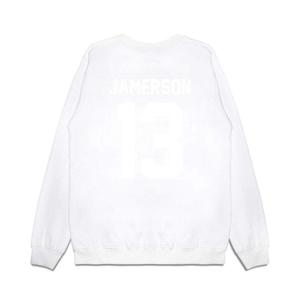 TCU - NCAA Football : Cam Jamerson - Vintage Helmet Premium Crewneck Sweatshirt-1