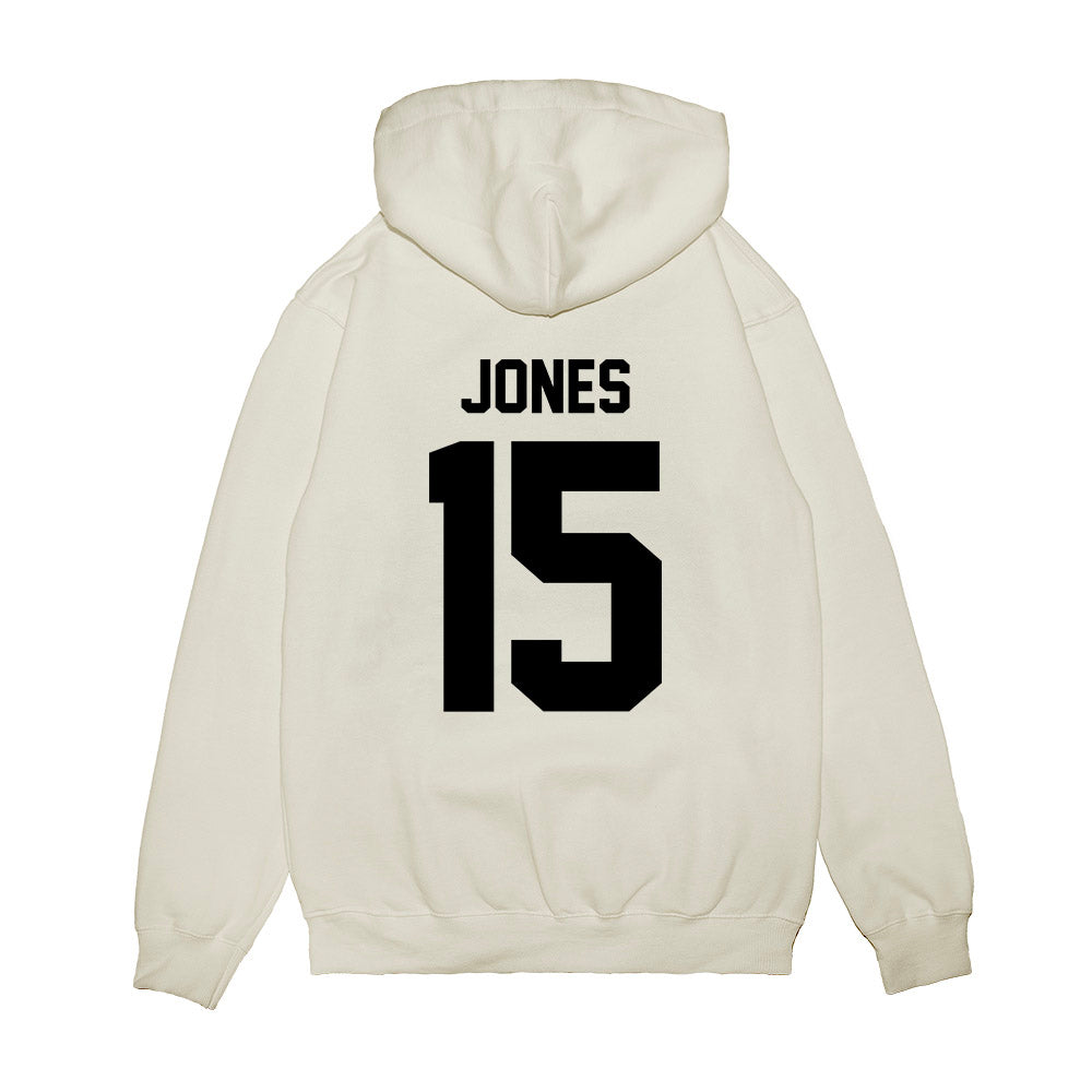 Georgia - NCAA Football : Demello Jones - Vintage Helmet Premium Hooded Sweatshirt-1