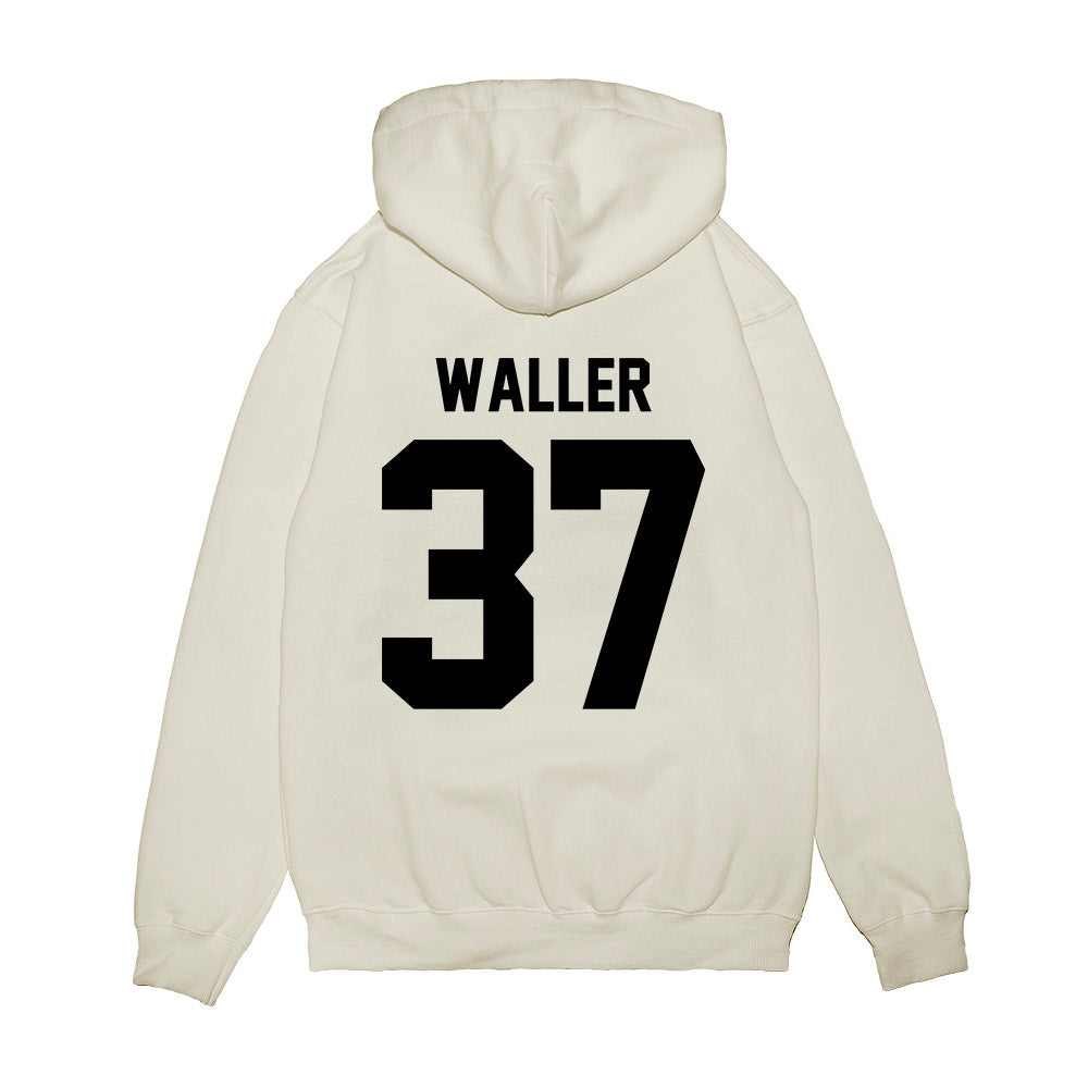 Georgia - NCAA Football : Henry Waller - Vintage Helmet Premium Hooded Sweatshirt-1