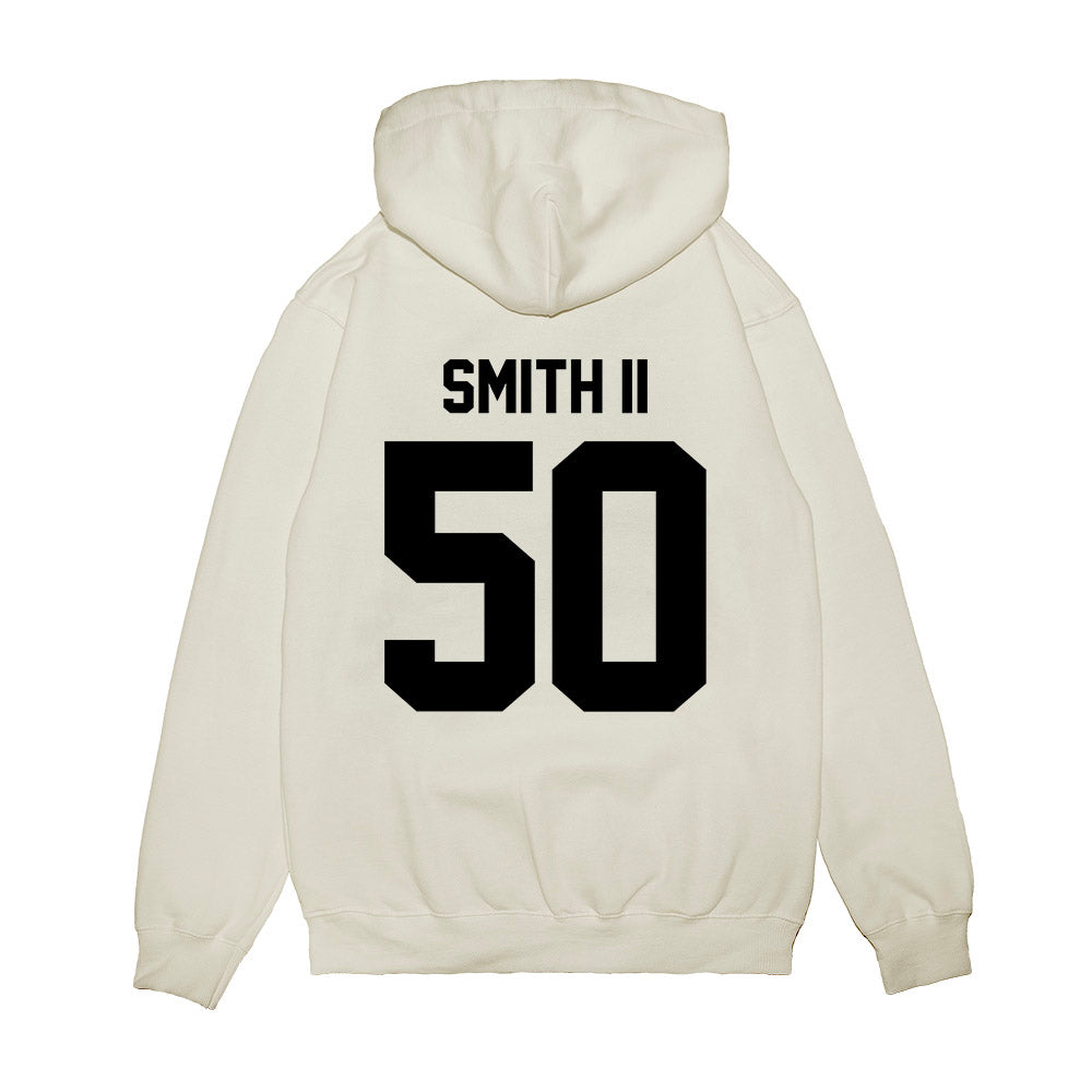 Georgia - NCAA Football : Cortez Smith II - Vintage Helmet Premium Hooded Sweatshirt-1