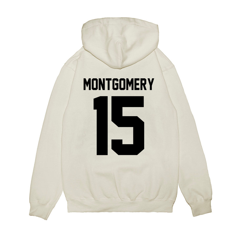 Georgia - NCAA Football : Ryan Montgomery - Vintage Helmet Premium Hooded Sweatshirt-1
