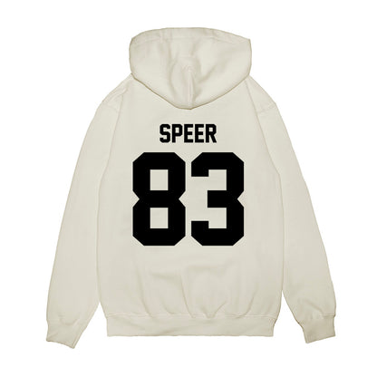 Georgia - NCAA Football : Cole Speer - Vintage Helmet Premium Hooded Sweatshirt-1