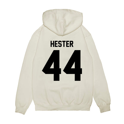 Georgia - NCAA Football : Patrick Hester - Vintage Helmet Premium Hooded Sweatshirt-1