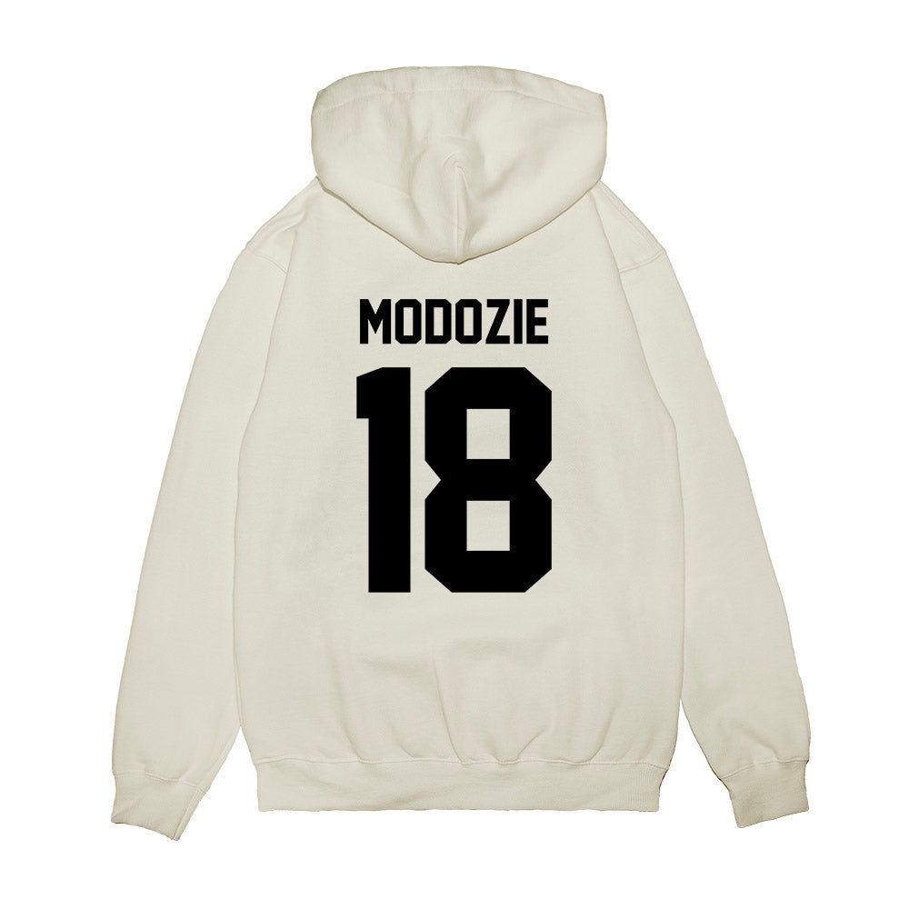 Georgia - NCAA Football : Elo Modozie - Vintage Helmet Premium Hooded Sweatshirt-1