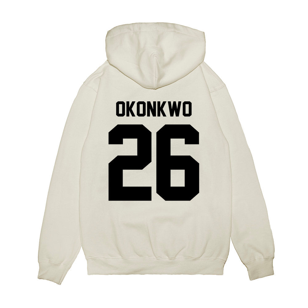 Georgia - NCAA Football : Daniel Okonkwo - Vintage Helmet Premium Hooded Sweatshirt-1