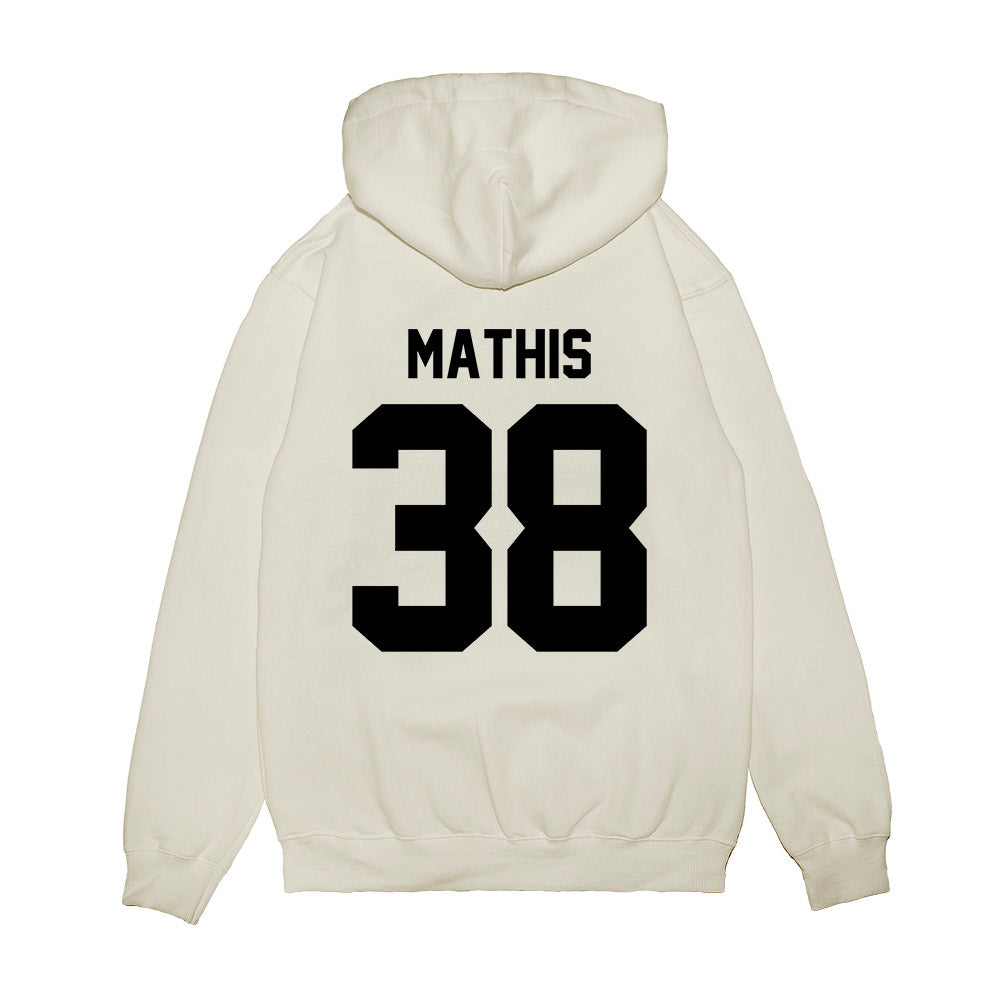Georgia - NCAA Football : Brandon Mathis - Vintage Helmet Premium Hooded Sweatshirt-1