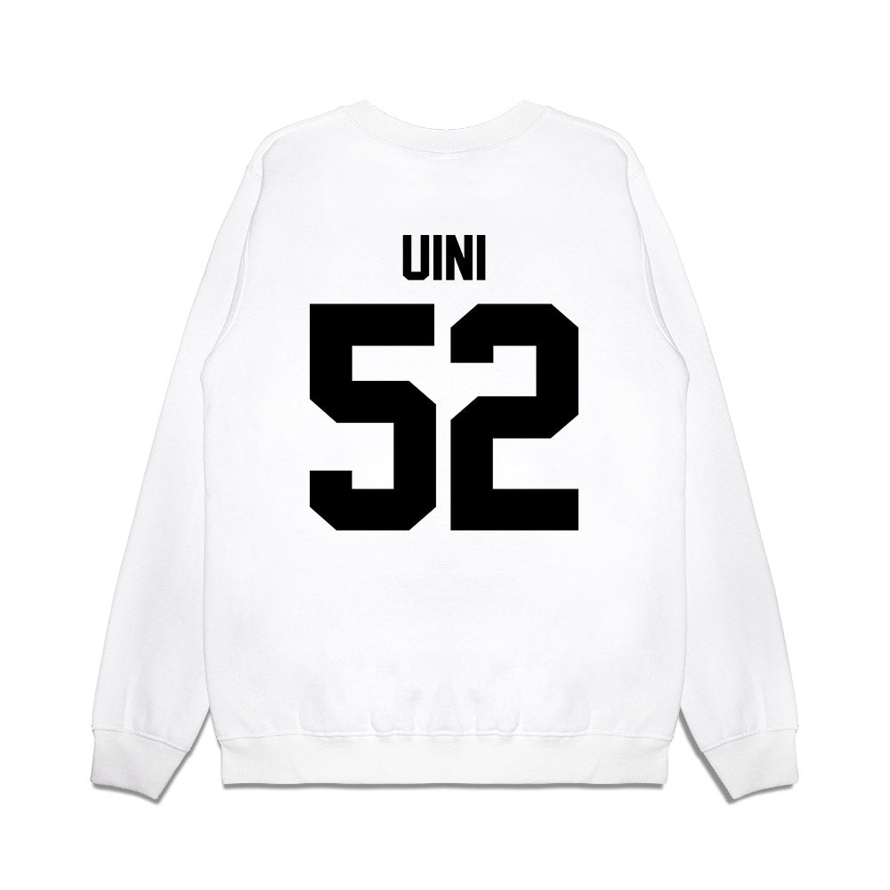Georgia - NCAA Football : Michael Uini - Vintage Helmet Premium Crewneck Sweatshirt-1