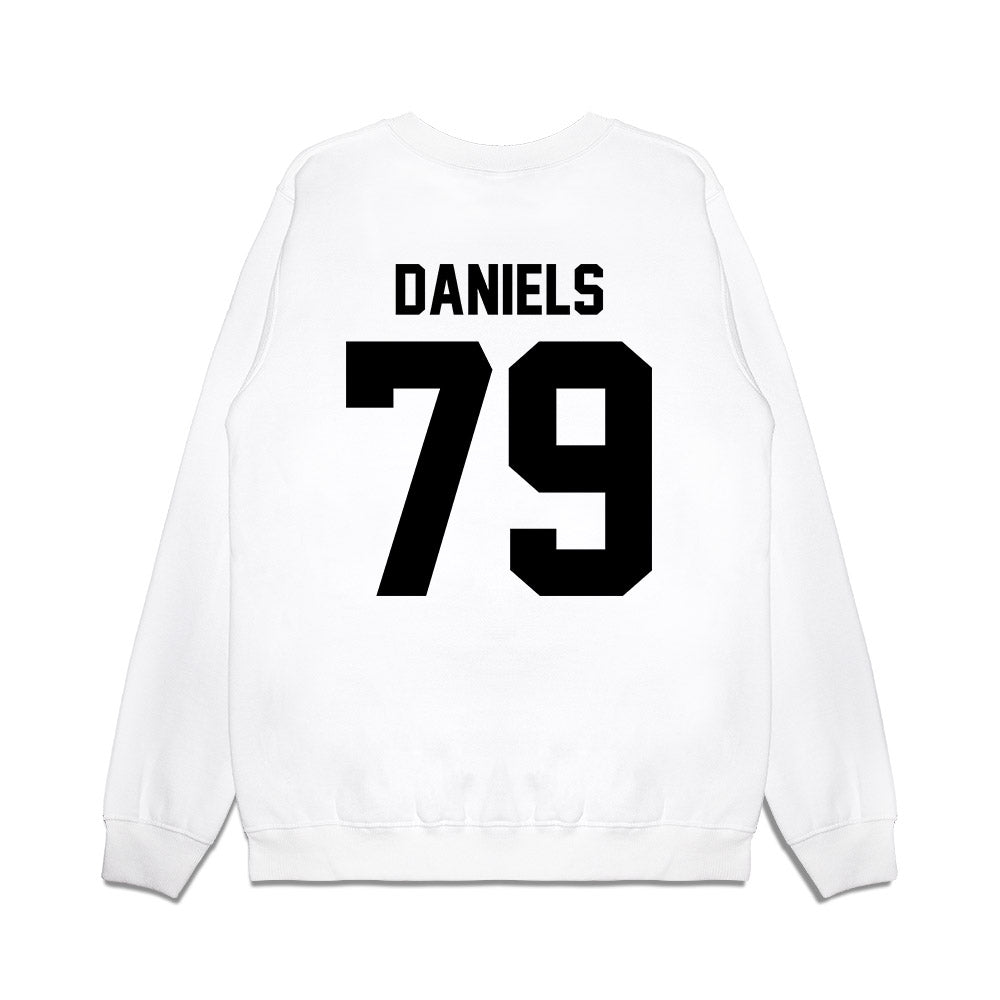 Georgia - NCAA Football : Nyier Daniels - Vintage Helmet Premium Crewneck Sweatshirt-1