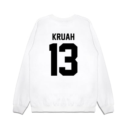 Georgia - NCAA Football : Anthony Kruah - Vintage Helmet Premium Crewneck Sweatshirt-1