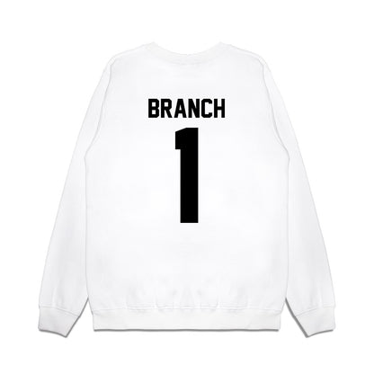 Georgia - NCAA Football : Zachariah Branch - Vintage Helmet Premium Crewneck Sweatshirt-1