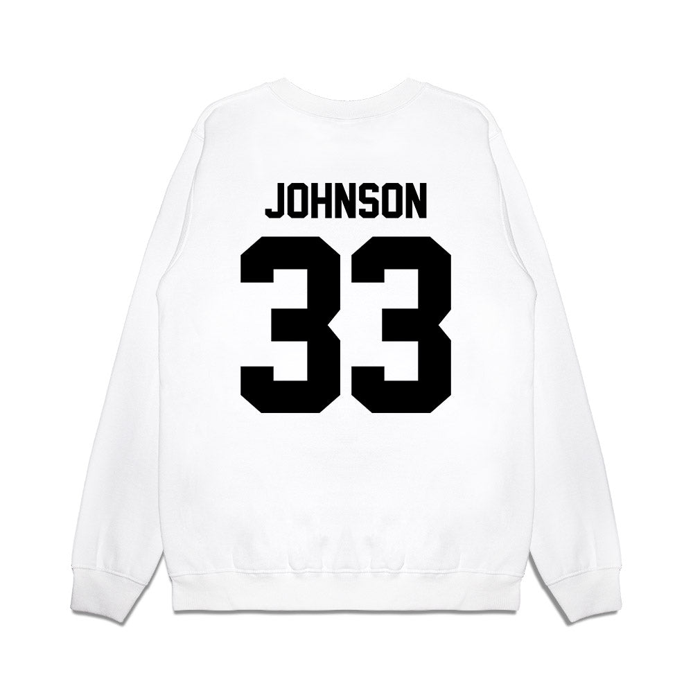 Georgia - NCAA Football : Quintavius Johnson - Vintage Helmet Premium Crewneck Sweatshirt-1