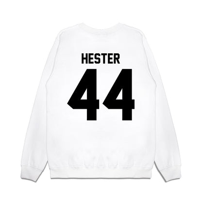 Georgia - NCAA Football : Patrick Hester - Vintage Helmet Premium Crewneck Sweatshirt-1
