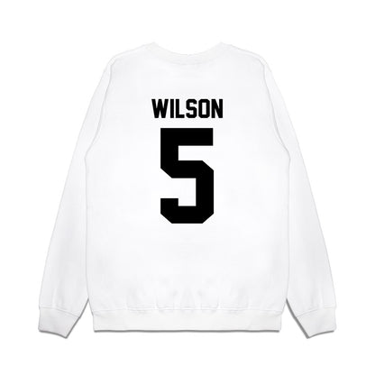 Georgia - NCAA Football : Raylen Wilson - Vintage Helmet Premium Crewneck Sweatshirt-1