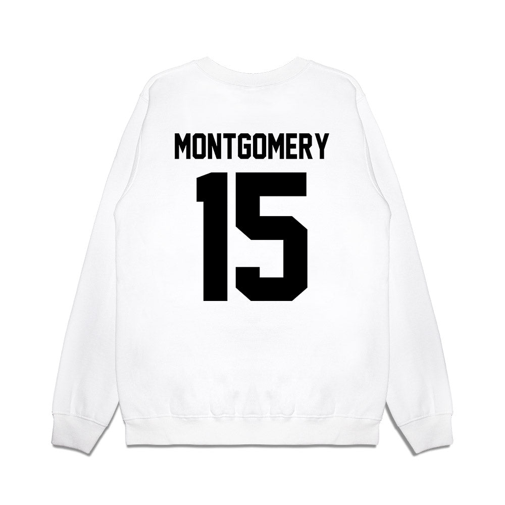 Georgia - NCAA Football : Ryan Montgomery - Vintage Helmet Premium Crewneck Sweatshirt-1