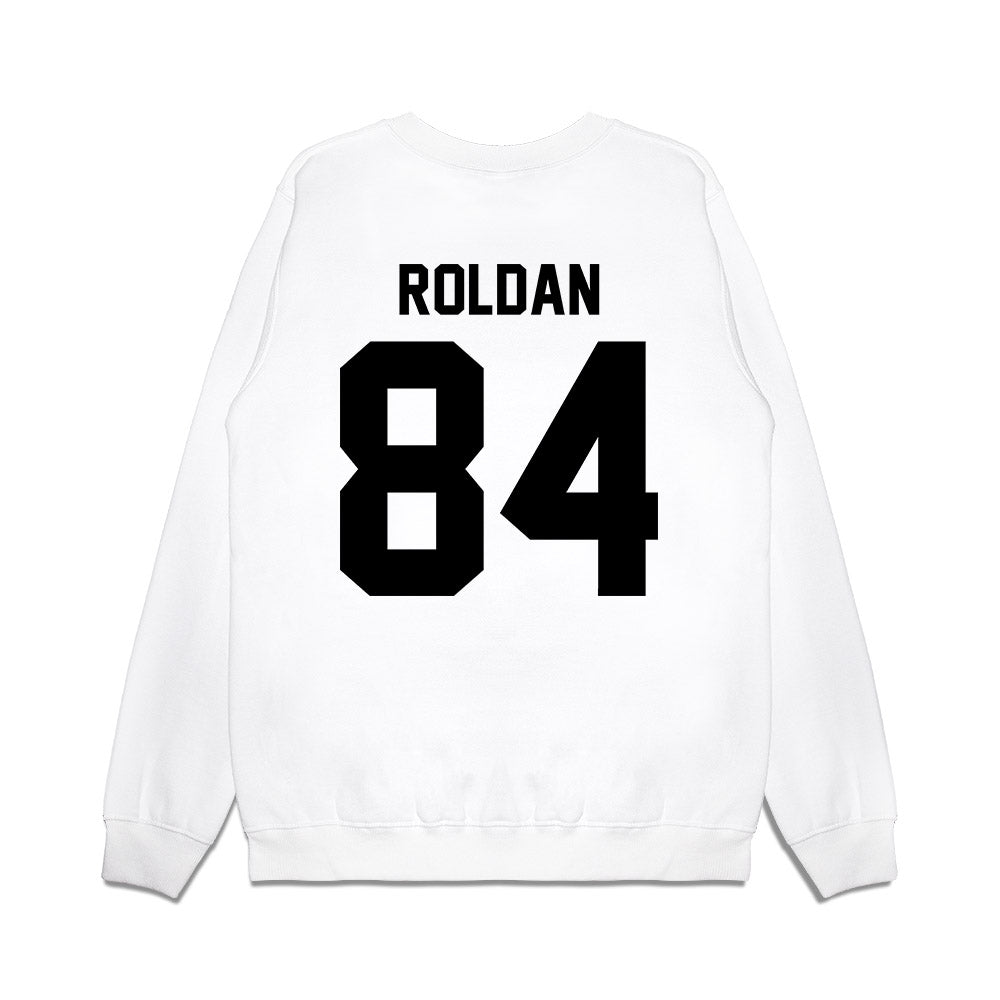 Georgia - NCAA Football : Landon Roldan - Vintage Helmet Premium Crewneck Sweatshirt-1