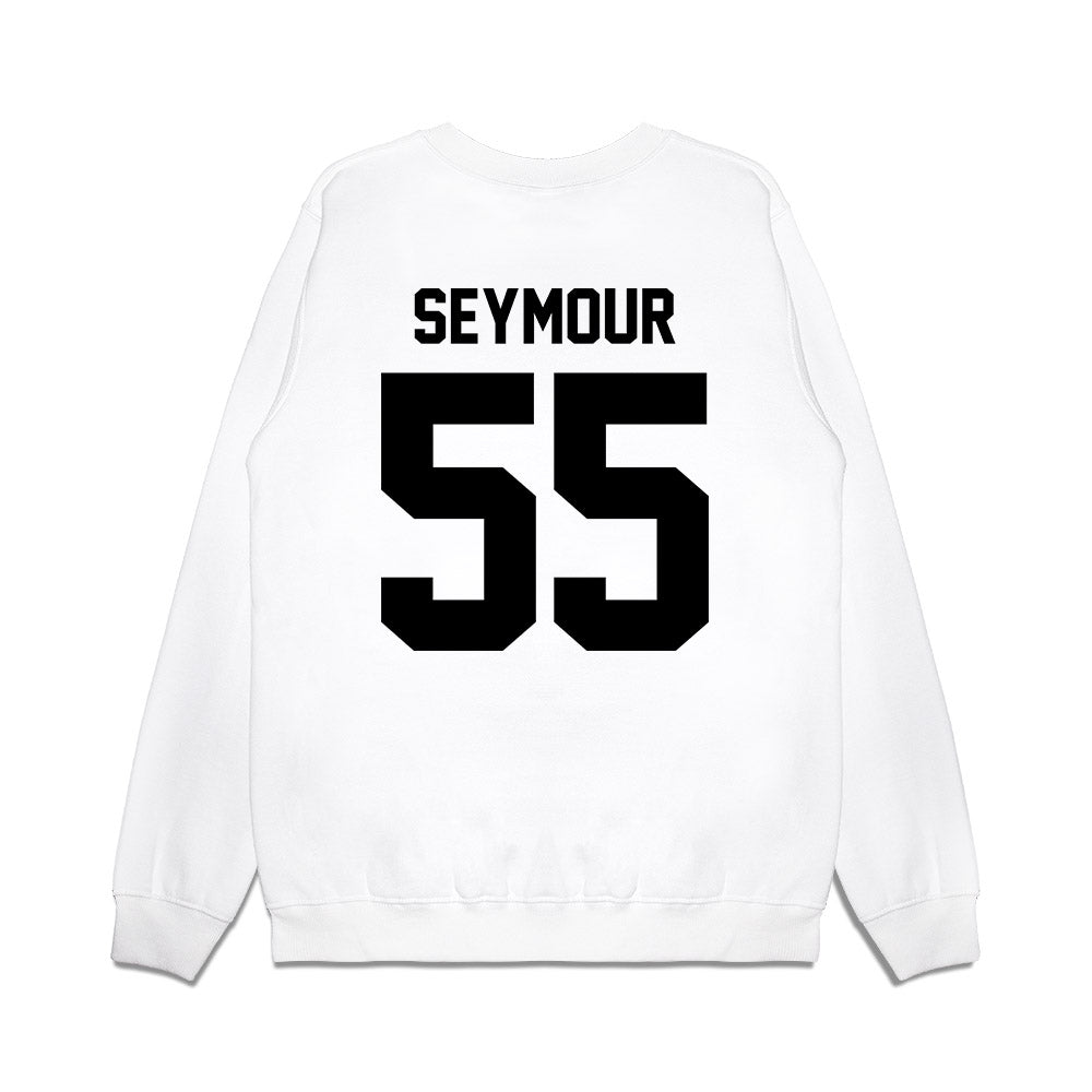 Georgia - NCAA Football : London Seymour - Vintage Helmet Premium Crewneck Sweatshirt-1