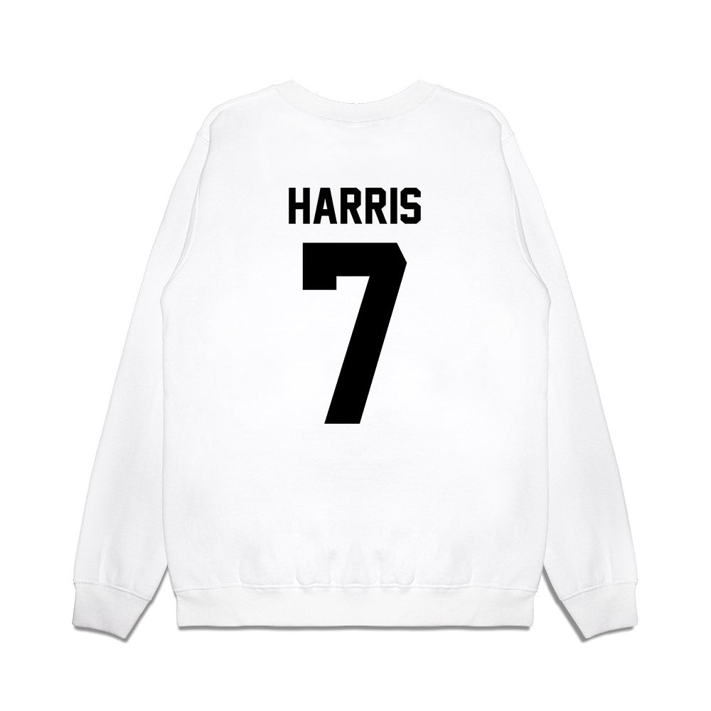 Georgia - NCAA Football : Daniel Harris - Vintage Helmet Premium Crewneck Sweatshirt-1