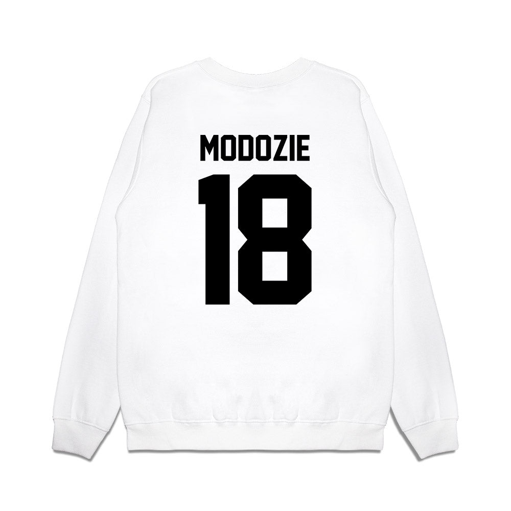 Georgia - NCAA Football : Elo Modozie - Vintage Helmet Premium Crewneck Sweatshirt-1