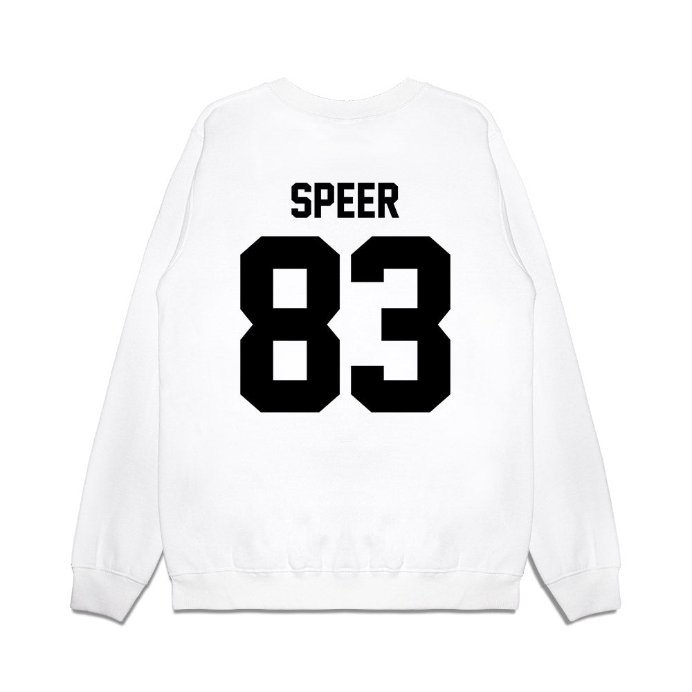 Georgia - NCAA Football : Cole Speer - Vintage Helmet Premium Crewneck Sweatshirt-1