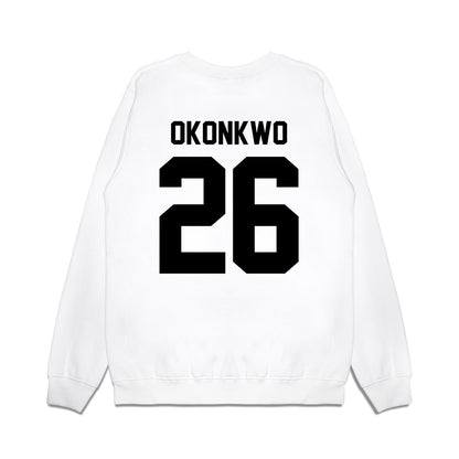 Georgia - NCAA Football : Daniel Okonkwo - Vintage Helmet Premium Crewneck Sweatshirt-1