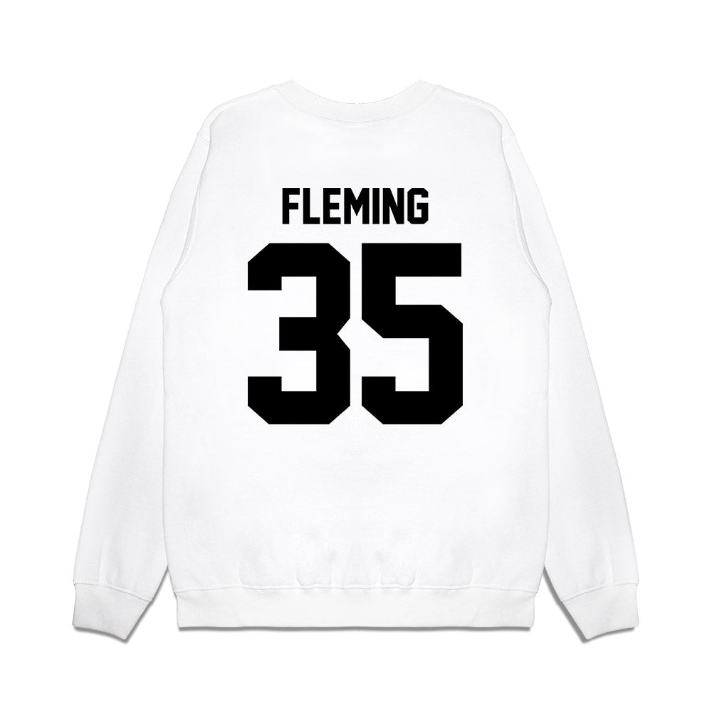 Georgia - NCAA Football : Jacob Fleming - Vintage Helmet Premium Crewneck Sweatshirt-1