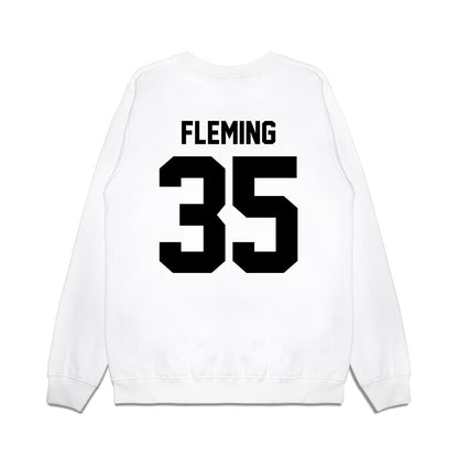 Georgia - NCAA Football : Jacob Fleming - Vintage Helmet Premium Crewneck Sweatshirt-1