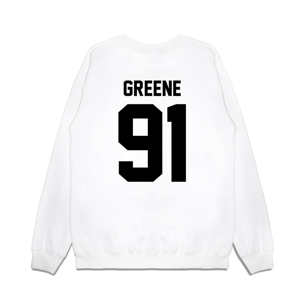 Georgia - NCAA Football : Justin Greene - Vintage Helmet Premium Crewneck Sweatshirt-1