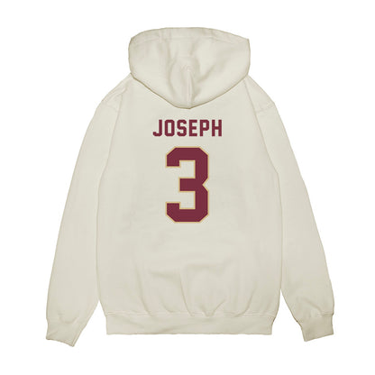FSU - NCAA Football : Edwin Joseph - Vintage Helmet Premium Hooded Sweatshirt-1