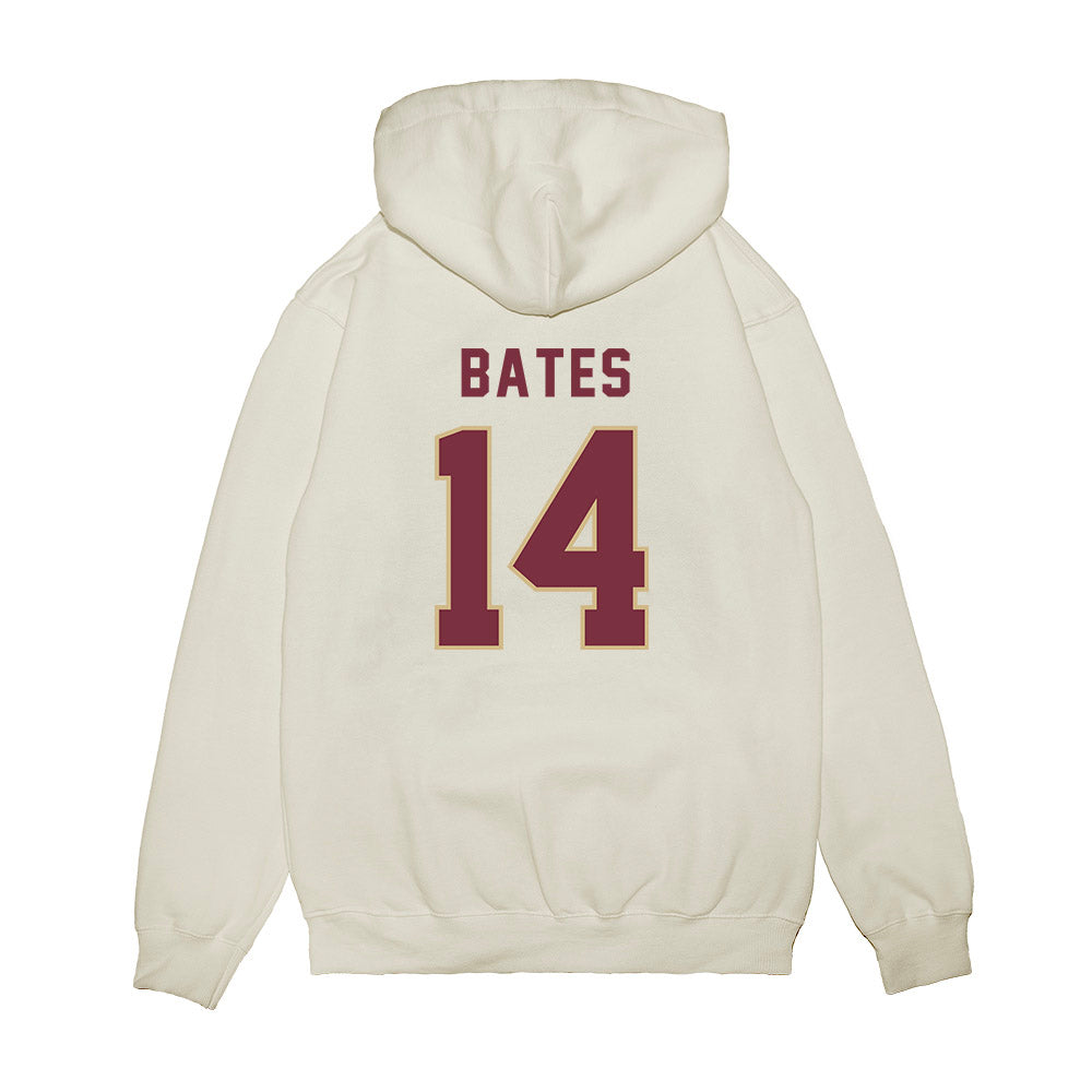 FSU - NCAA Football : Cai Bates - Vintage Helmet Premium Hooded Sweatshirt-1