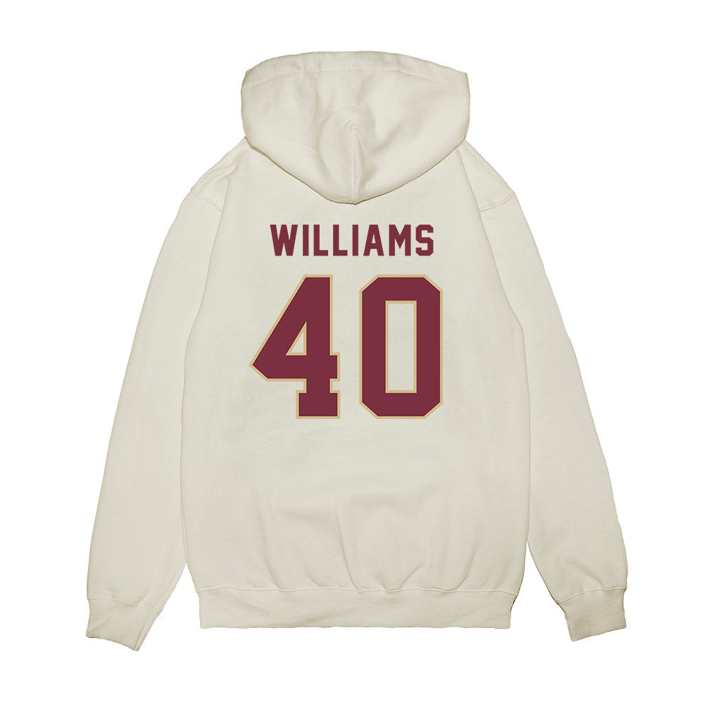 FSU - NCAA Football : Amaree Williams - Vintage Helmet Premium Hooded Sweatshirt-1
