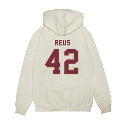 FSU - NCAA Football : Brunno Reus - Vintage Helmet Premium Hooded Sweatshirt-1