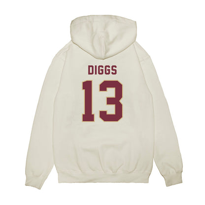 FSU - NCAA Football : Deamontae Tae Diggs - Vintage Helmet Premium Hooded Sweatshirt-1